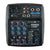 Studio Z Consola Mini Mezcladora de DJ 4 Canales, SZM-440-RE