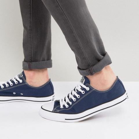 Converse azul online mezclilla