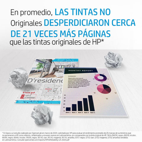 HP Cartucho de Tinta Original 974X