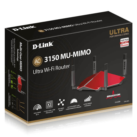 D-Link Router Inalámbrico Doble Banda AC3150, DIR-885