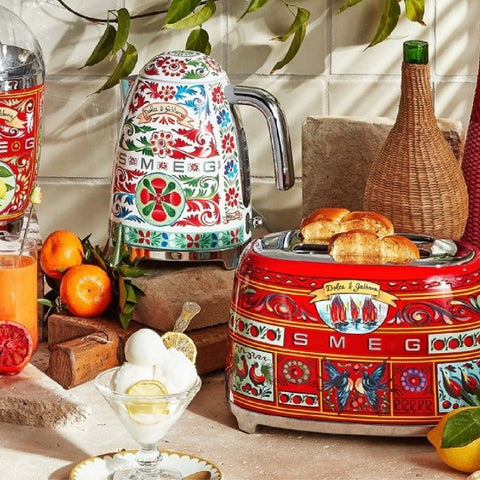 SMEG Tostador de Pan 2 Rebanadas Sicily is My Love (TSF01DGUS), Dolce & Gabbana Edition