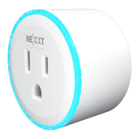 Nexxt Solutions Enchufe Inteligente Wi-Fi con Luz RGB, NHP-S610