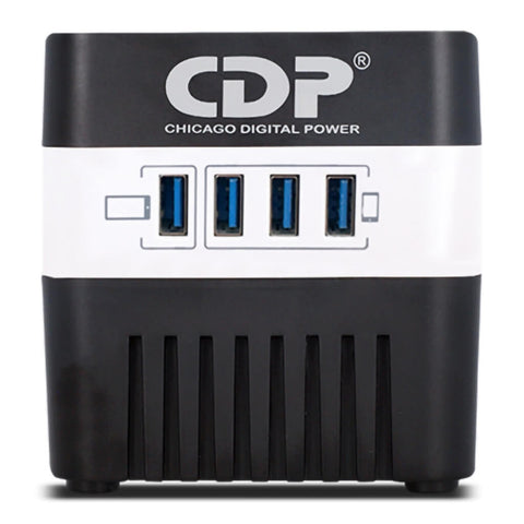 CDP Regulador de Voltaje Automático 500VA/250W, RU-AVR604