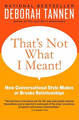 That's Not What I Meant!: How Conversational Style Makes or Breaks Relationships