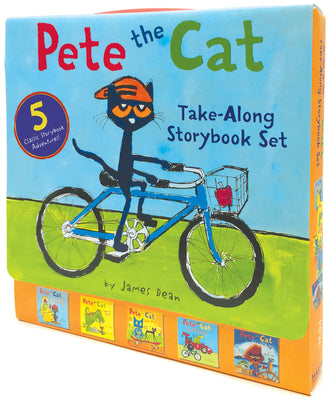 Pete the Cat Take-Along Storybook Set: 5-Book 8x8 Set