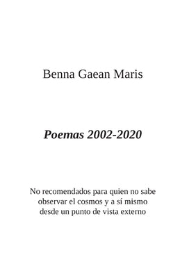 Poemas 2002-2020