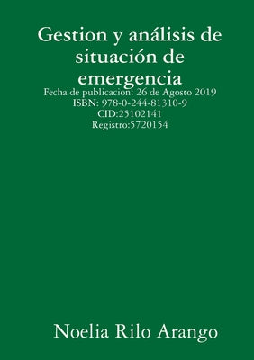 Gestion y análisis de situación de emergencia