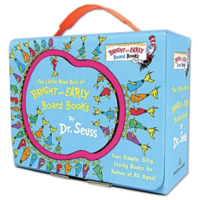 The Little Blue Boxed Set of Bright and Early Board Books by Dr. Seuss: Hop on Pop; Oh, the Thinks You Can Think!; Ten Apples Up on Top!; The Shape of