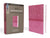 NIV, Super Giant Print Reference Bible, Giant Print, Imitation Leather, Pink, Red Letter Edition