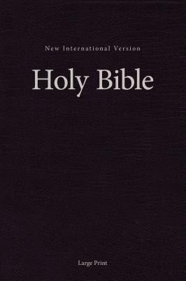 NIV, Pew and Worship Bible, Large Print, Hardcover, Black