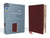 NIV, Thinline Bible, Bonded Leather, Burgundy, Red Letter Edition