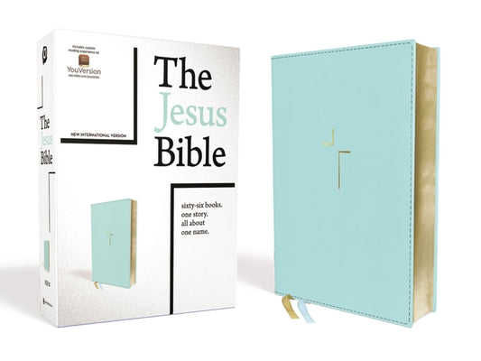 The Jesus Bible, NIV Edition, Leathersoft, Blue, Comfort Print