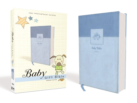 Niv, Baby Gift Bible, Holy Bible, Leathersoft, Blue, Red Letter, Comfort Print: Keepsake Edition