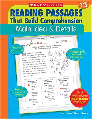 Reading Passages That Build Comprehension: Main Idea and Details Grades 2-3