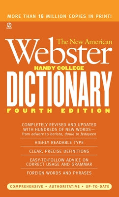 The New American Webster Handy College Dictionary: Fourth Edition