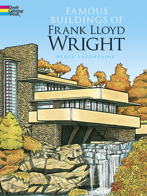 Famous Buildings of Frank Lloyd Wright Coloring Book