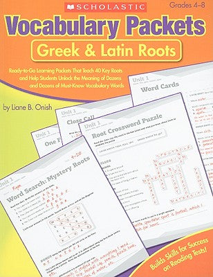 Vocabulary Packets: Greek & Latin Roots