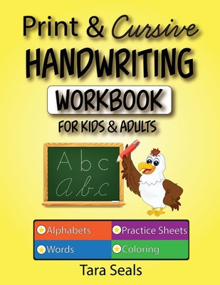 Print & Cursive Handwriting Workbook for Kids & Adults