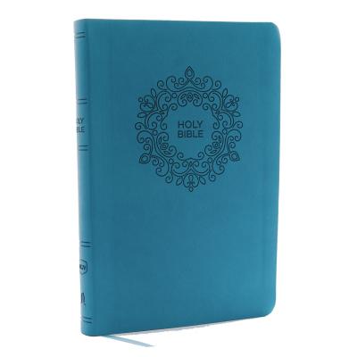 NKJV, Value Thinline Bible, Large Print, Imitation Leather, Blue, Red Letter Edition