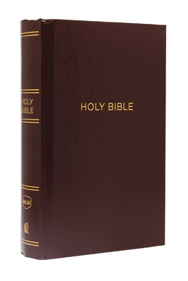 NKJV, Pew Bible, Large Print, Hardcover, Burgundy, Red Letter Edition