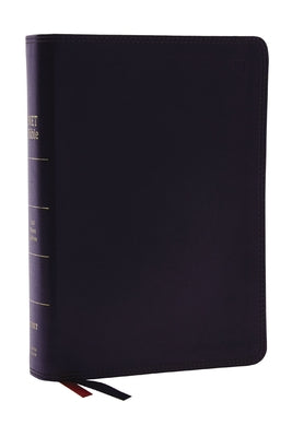 Net Bible, Full-Notes Edition, Leathersoft, Black, Indexed, Comfort Print: Holy Bible