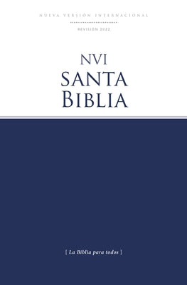 Nvi, Santa Biblia Edición Económica, Texto Revisado 2022, Tapa Rústica