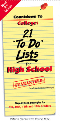 Countdown to College: 21 'to Do' Lists for High School