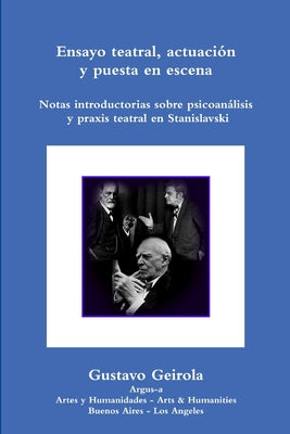 Ensayo teatral, actuación y puesta en escena. Stanislavski, psicoanálisis y praxis teatral