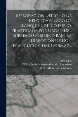 Esploracion del seno de Reloncavi&#769; lago de Llanquihue i rio Puelo. Practicada por o&#769;rden del supremo gobierno bajo la direccion de Don Franc