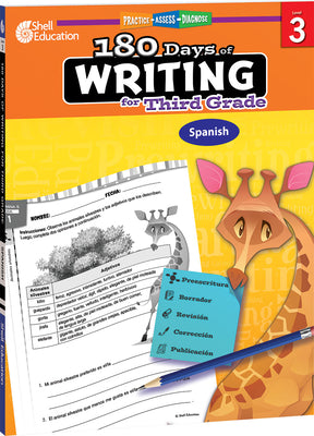 180 Days of Writing for Third Grade (Spanish): Practice, Assess, Diagnose