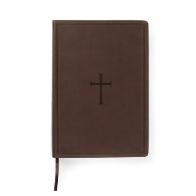 CSB Super Giant Print Reference Bible, Brown Leathertouch, Value Edition