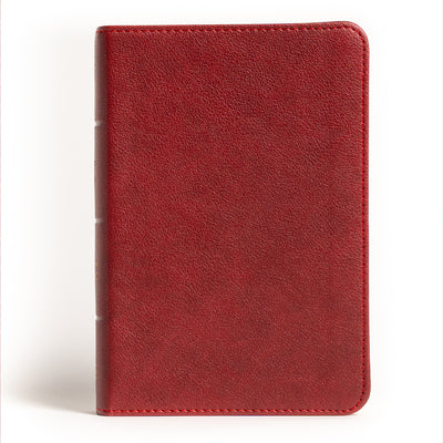 NASB Large Print Compact Reference Bible, Burgundy Leathertouch