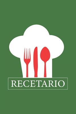 Recetario: Libreta a Rayas Pequeña, Libro de Recetas En Blanco, Recetario Para Escribir. Regalo Original Perfecto Para Mujer, Hom