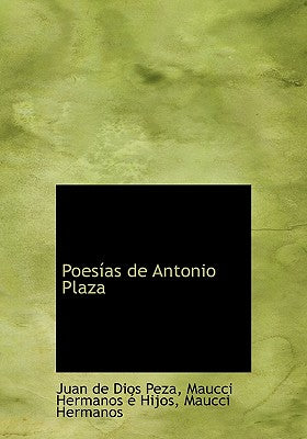 Poesías de Antonio Plaza