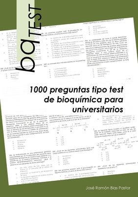 bqTEST: 1000 preguntas tipo test de bioquímica para universitarios