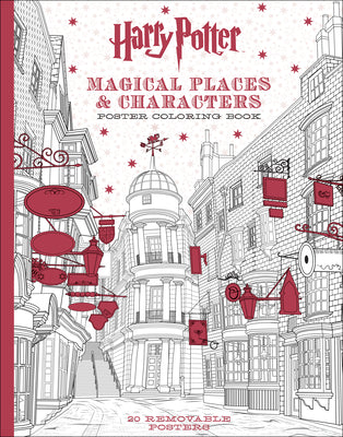 Harry Potter Magical Places & Characters Poster Coloring Book