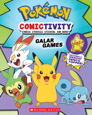 Pokémon Comictivity: Galar Games: Activity Book with Comics, Stencils, Stickers, and More!