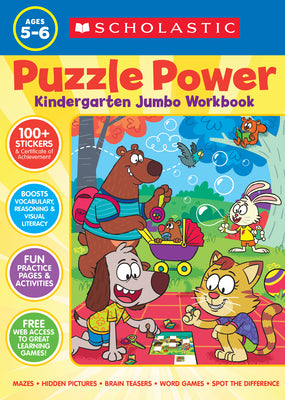 Puzzle Power Kindergarten Jumbo Workbook