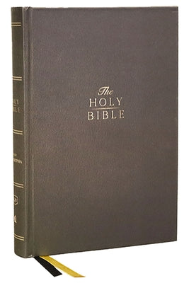 Kjv, Center-Column Reference Bible with Apocrypha, Hardcover, 73,000 Cross-References, Red Letter, Comfort Print: King James Version