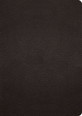 ESV Study Bible, Large Print (Buffalo Leather, Deep Brown)