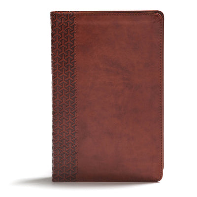 CSB Everyday Study Bible, British Tan Leathertouch