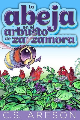 La abeja en el arbusto de zarzamora