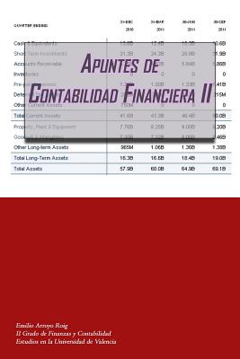 Contabilidad Financiera II: Apuntes de contabilidad financiera avanzada