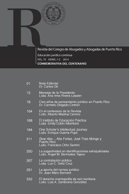 Revista del Colegio de Abogados y Abogadas de Puerto Rico: Centenario 1914-2014