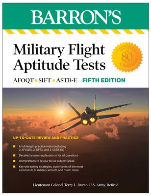 Military Flight Aptitude Tests, Fifth Edition: 6 Practice Tests + Comprehensive Review