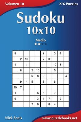 Sudoku 10x10 - Medio - Volumen 10 - 276 Puzzles