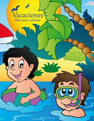 Vacaciones libro para colorear 1