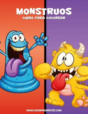 Monstruos libro para colorear 1