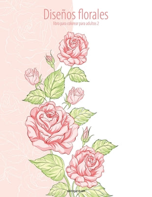 Diseños florales libro para colorear para adultos 2