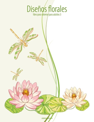 Diseños florales libro para colorear para adultos 3